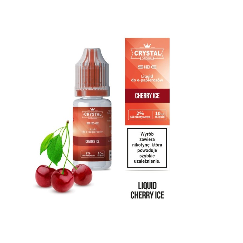 Liquid Crystal Salt - Cherry Ice 20 mg - 10 ml  | Eliq Vapoteur