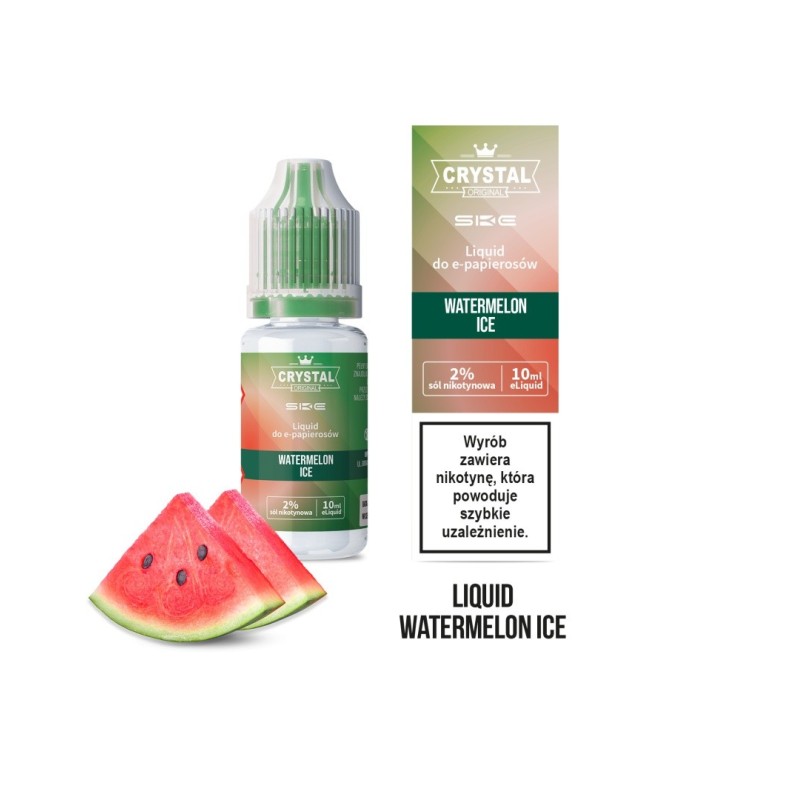 Liquid Crystal Salt - Watermelon Ice 20 mg - 10 ml  | Eliq Vapoteur