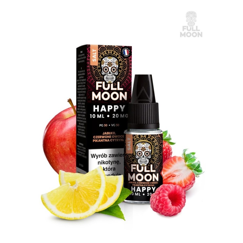 Full Moon Salt - HAPPY - 20 mg 10 ml | EliqVapoteur