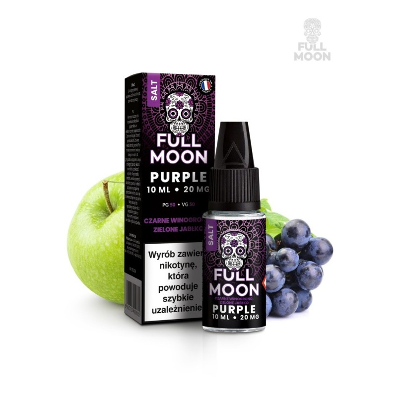 Liquid Full Moon Salt - PURPLE - 20 mg 10 ml | Eliq Vapoteur