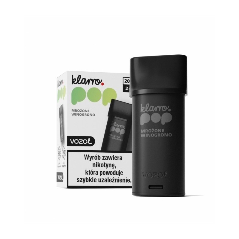 Klarro POP 2ml Replacement Pod - Frozen Grape 20mg | EliqVapoteur