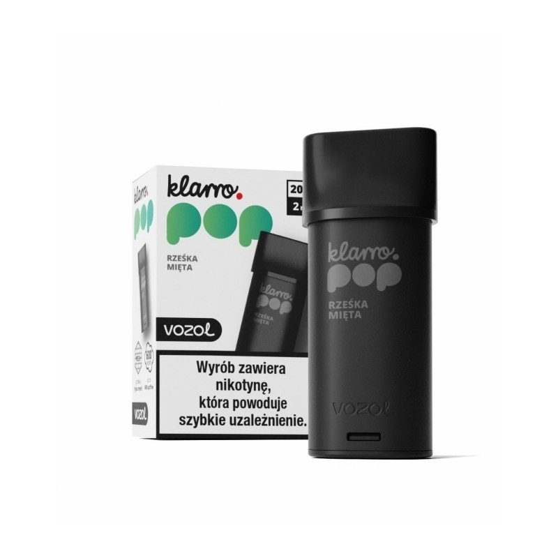 Klarro POP 2ml Cartridge - Fresh Mint 20mg | EliqVapoteur
