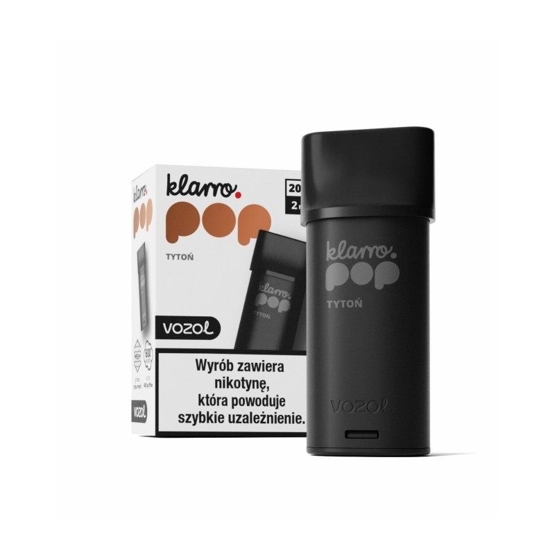 Klarro POP 2ml Replacement Pod - Tobacco 20mg | EliqVapoteur