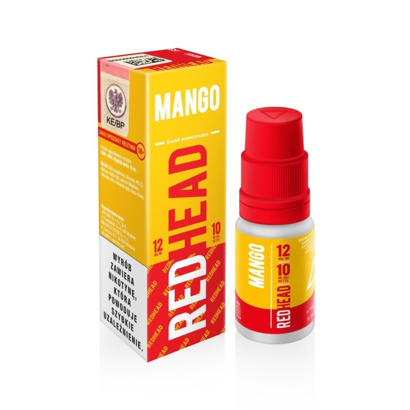 Liquid RedHead - Mango 12mg 10ml  | Eliq Vapoteur