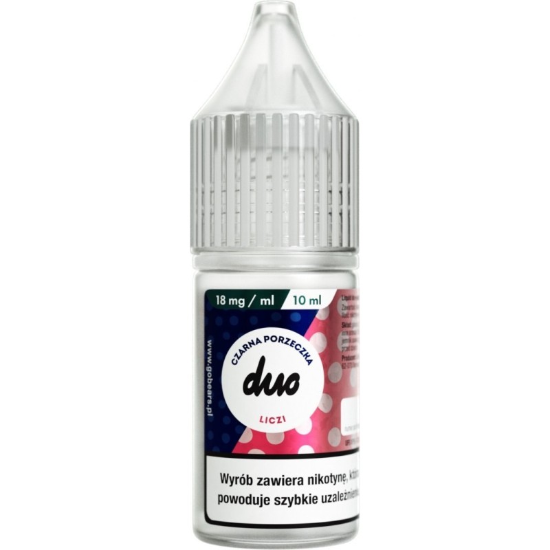 E-liquide Duo Nicotine 10ml - Cassis Litchi 18mg | EliqVapoteur