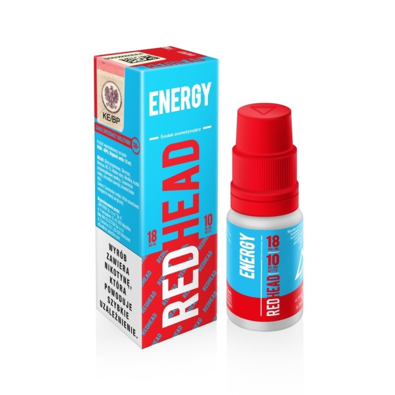 RedHead - Energy E-liquid 18mg 10ml | EliqVapoteur