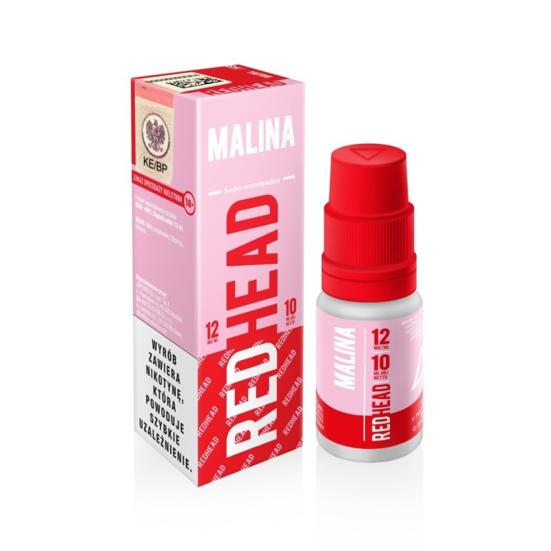 Liquid RedHead - Malina 12mg 10ml  | Eliq Vapoteur
