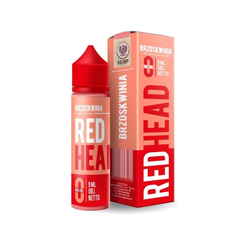 Longfill RedHead 9/60ml - Brzoskwinia | Eliq Vapoteur