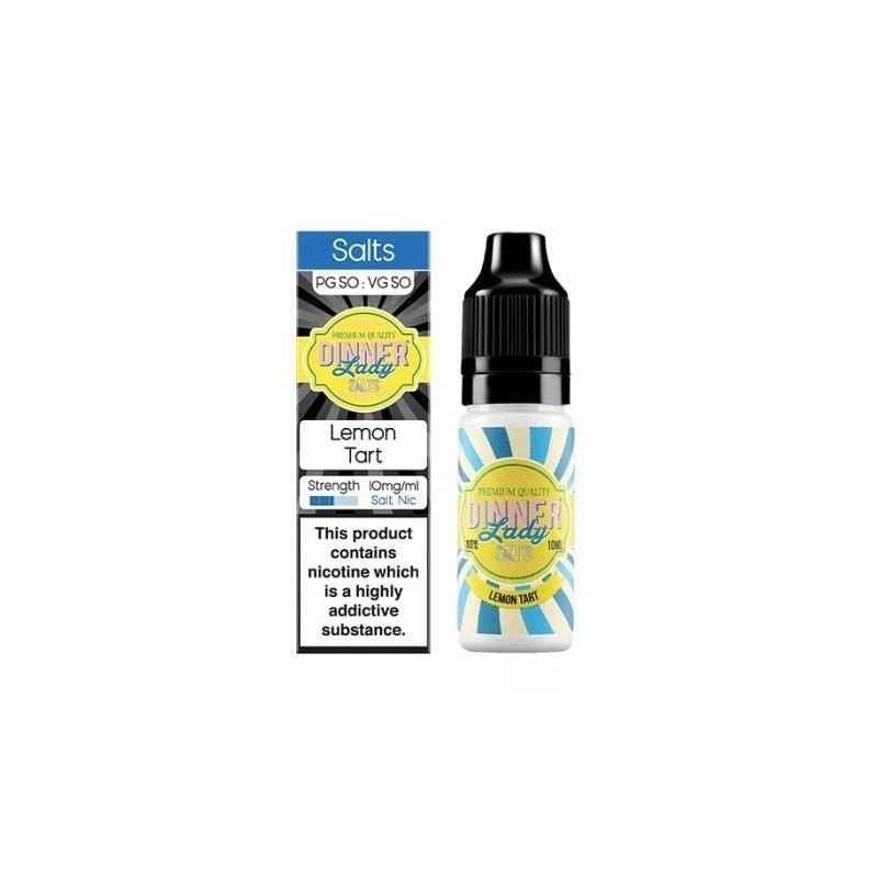 E-liquide Dinner Lady Salt 20mg - Tarte au Citron | EliqVapoteur
