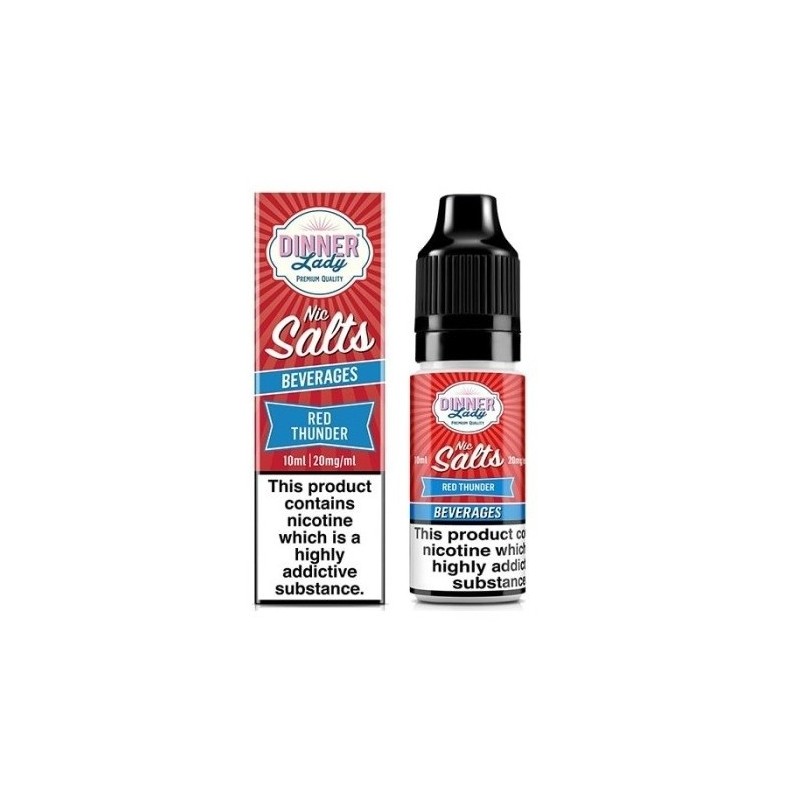 Liquid Dinner Lady Salt 20mg - Red Thunder | Eliq Vapoteur