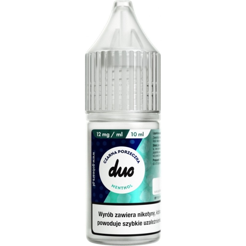 E-liquide Duo Nicotine 10ml - Cassis Menthe 12mg | EliqVapoteur