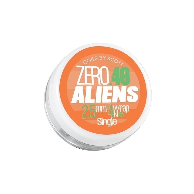 Coils by Scott Zero.40 Aliens RDL 0.4 OHM NI80 | Eliq Vapoteur