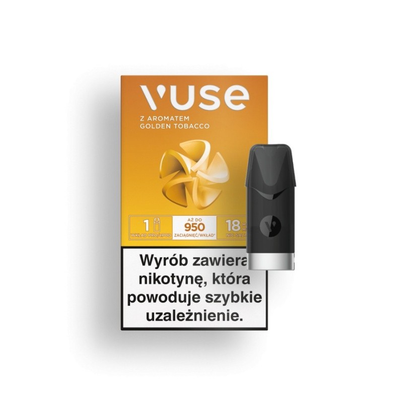 Cartouche Vuse Pro - Golden Tobacco 18mg/ml | EliqVapoteur
