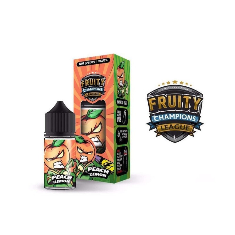 Fruity Champions League 30ml - Peach Lemon | EliqVapoteur