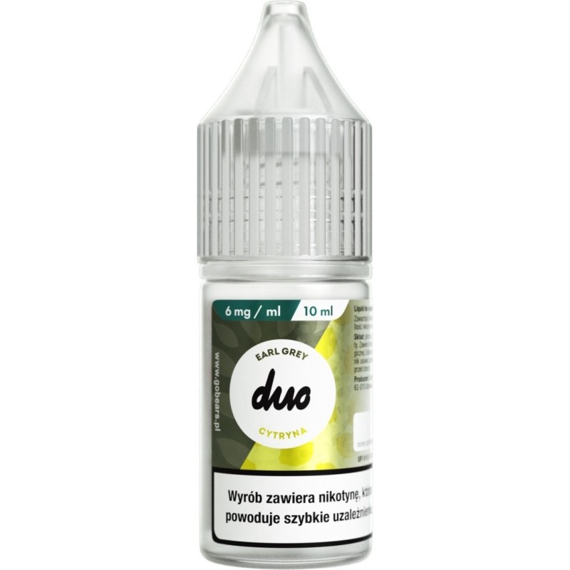 E-liquide Duo Nicotine 10ml - Earl Grey Citron 6mg | EliqVapoteur