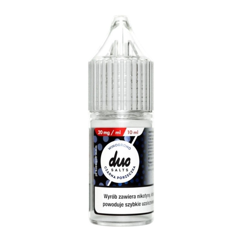 Duo SALTS 10ml - Grape Black Currant 20mg | EliqVapoteur