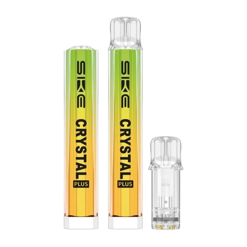SKE Crystal Plus Kit Aurora Green + Lemon And Lime Cartridge | EliqVapoteur