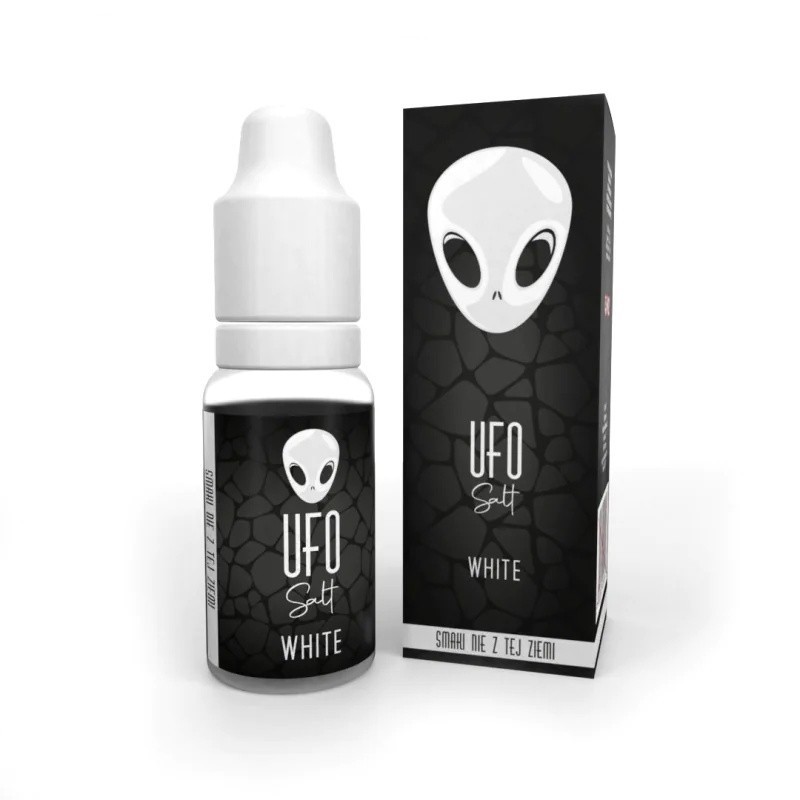 Liquid Salt UFO 10ml - White 20mg | Eliq Vapoteur