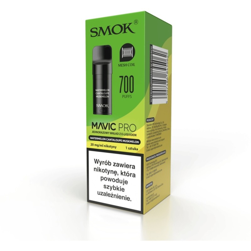 Wkład Smok Mavic Pro 2ml - Watermelon Cantaloupe Muskmelon 20mg | Eliq Vapoteur