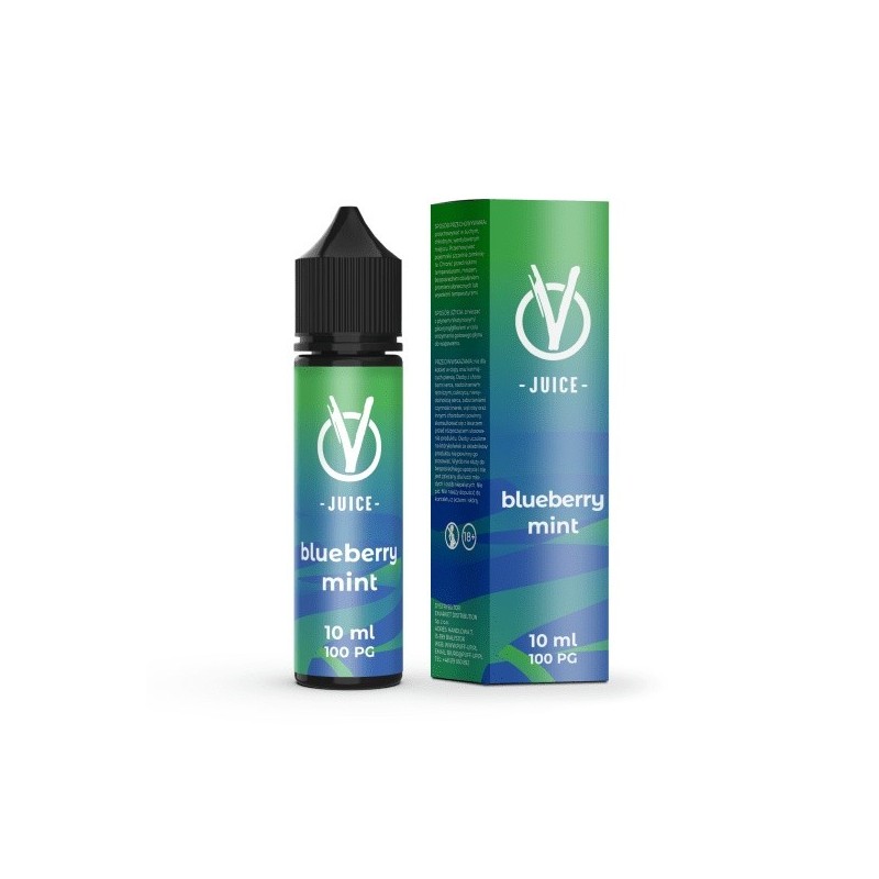 Longfill VBar VJuice 10/60ml - Myrtille Menthe | EliqVapoteur
