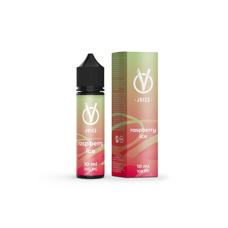 Longfill VBar VJuice 10/60ml - Framboise Glacée | EliqVapoteur