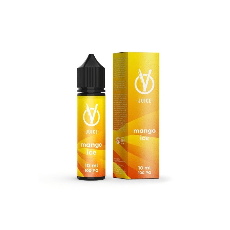 Longfill VBar VJuice 10/60ml - Mango Ice | Eliq Vapoteur