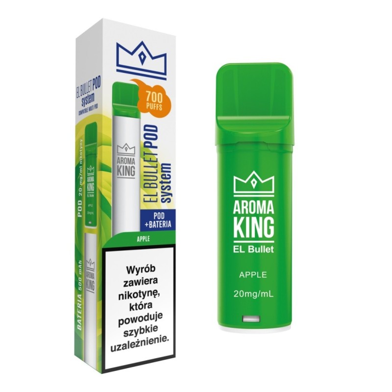 Aroma King El Bullet - Batterie + Cartouche Pomme | EliqVapoteur