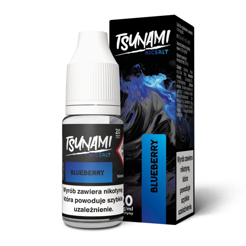 Tsunami NicSalt - 10ml Blueberry 20mg | EliqVapoteur