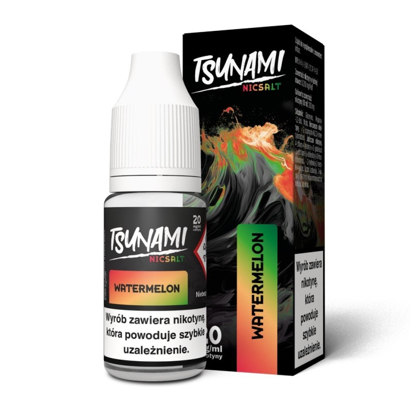 Liquid Tsunami NicSalt - 10ml Watermelon 20mg  | Eliq Vapoteur