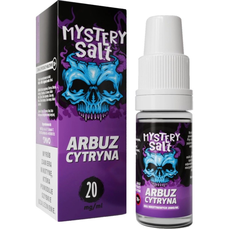 Liquid Mystery Salt - 10ml Arbuz Cytryna 20mg | Eliq Vapoteur