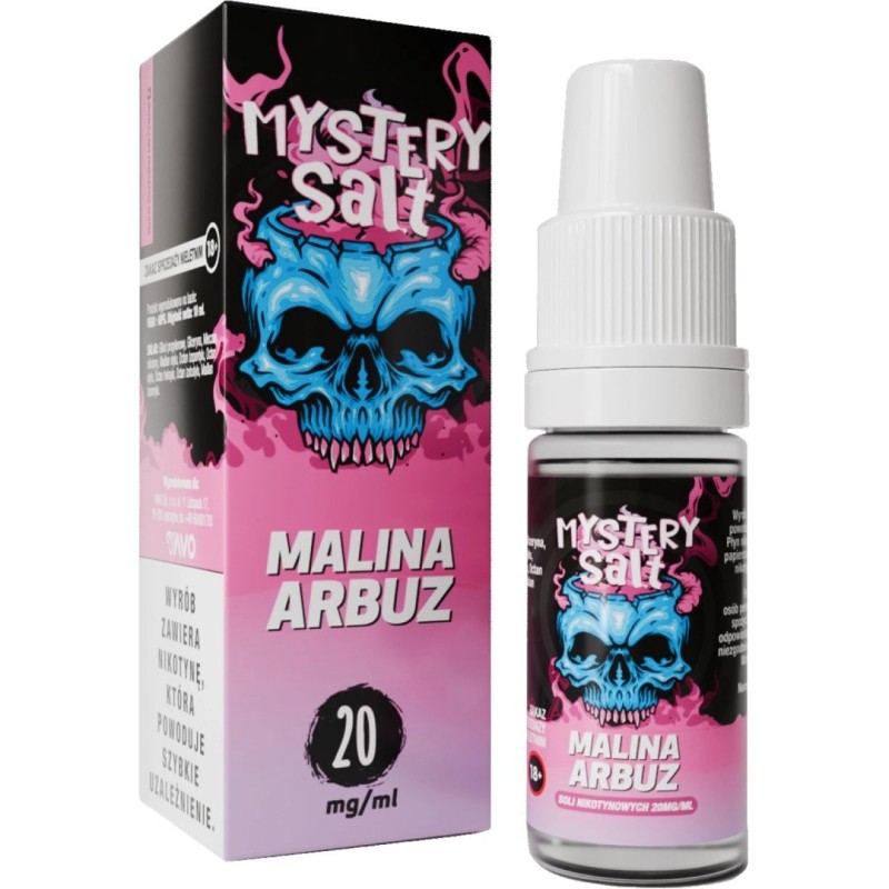 Liquid Mystery Salt - 10ml Malina Arbuz 20mg | Eliq Vapoteur