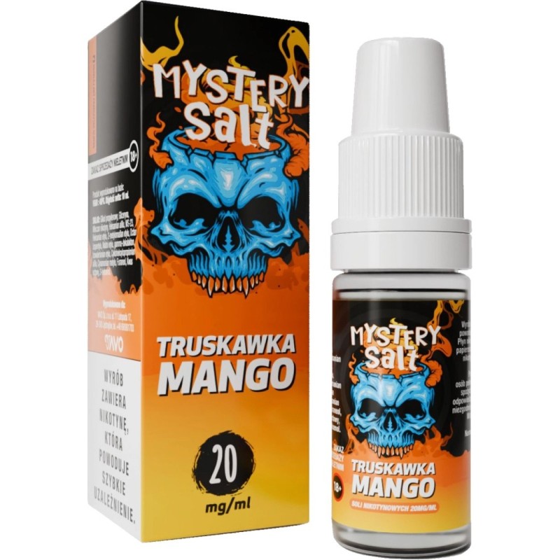 E-liquide Mystery Salt - 10ml Fraise Mangue 20mg | EliqVapoteur