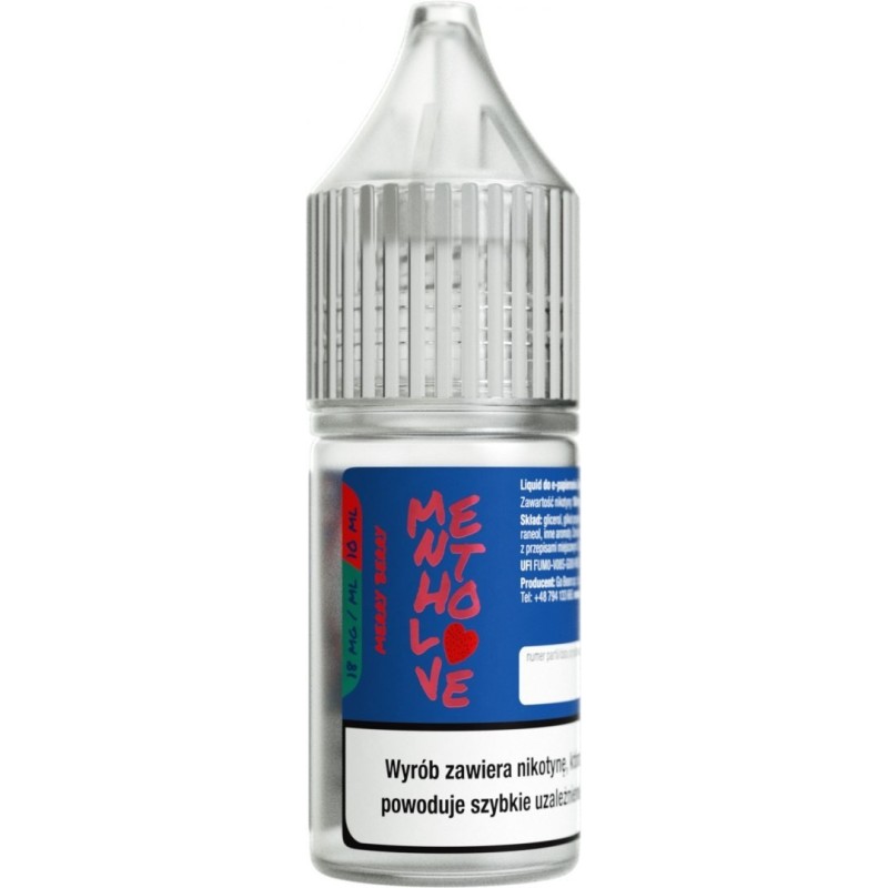 Liquid Mentholove Nicotine - Merry Berry 18mg | Eliq Vapoteur