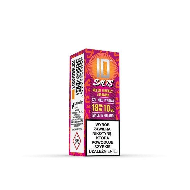 E-liquide ID Salt - 10ml Melon Hibiscus Canneberge 18mg | EliqVapoteur