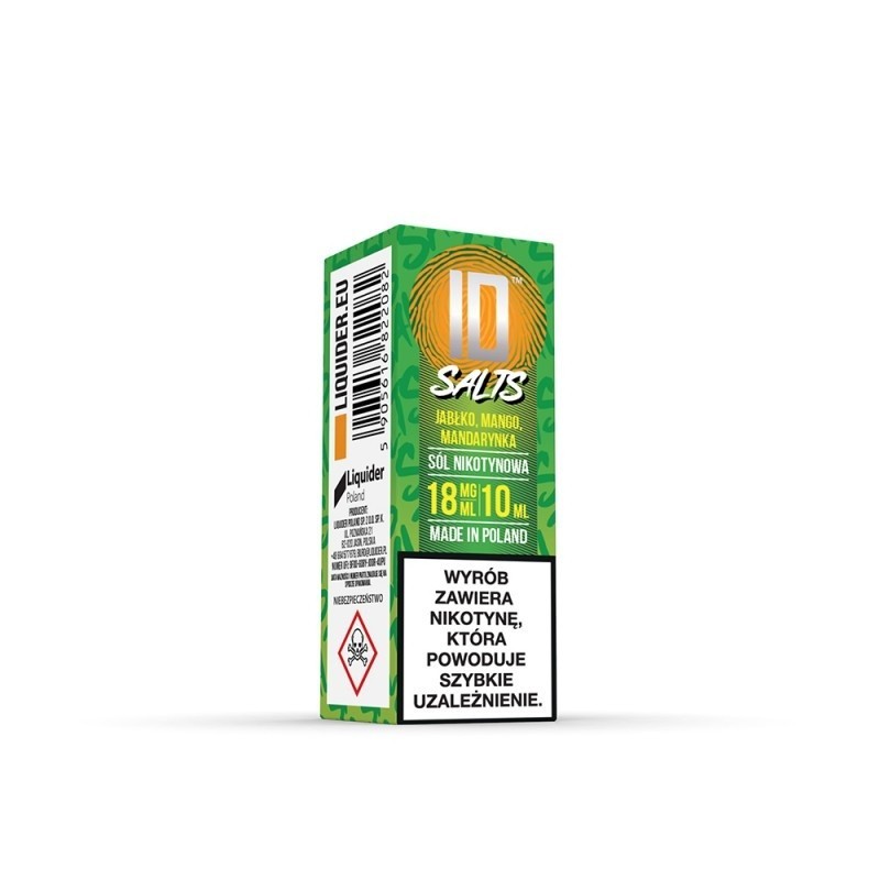 E-liquide ID Salt - 10ml Pomme Mangue Mandarine 18mg | EliqVapoteur