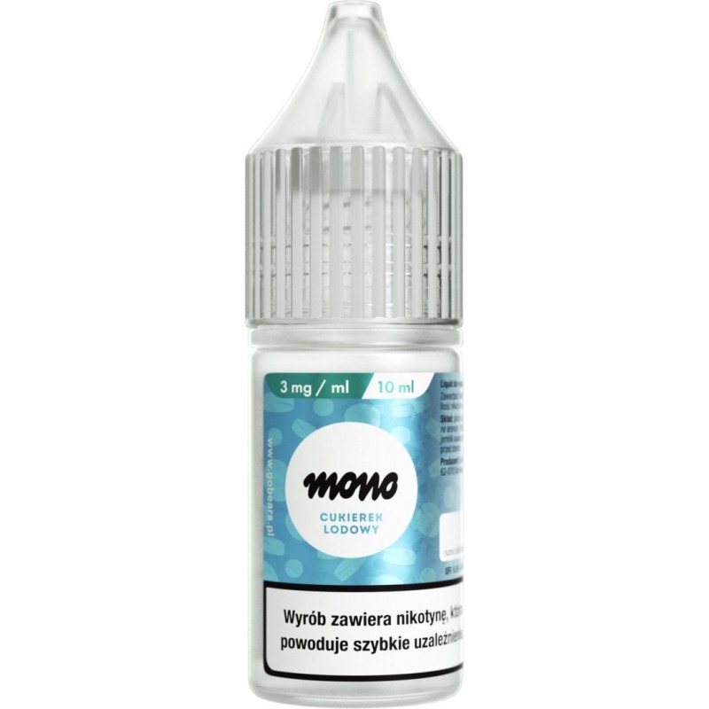 Mono Nicotine E-liquid - Ice Candy 3mg | EliqVapoteur