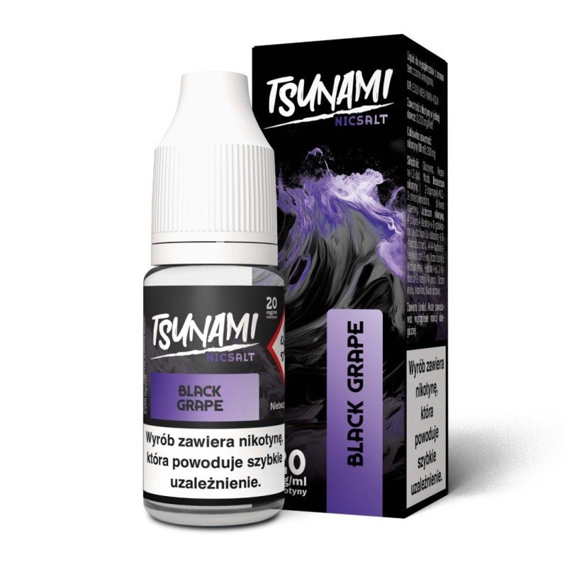 E-liquide Tsunami NicSalt - 10ml Black Grape 20mg | EliqVapoteur
