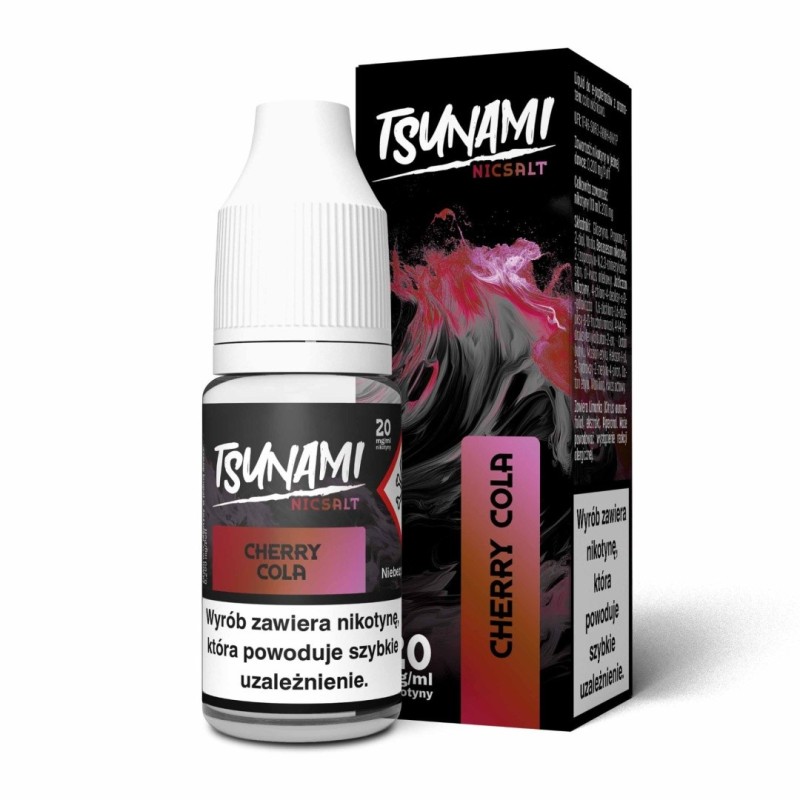 E-liquide Tsunami NicSalt - 10ml Cherry Cola 20mg | EliqVapoteur