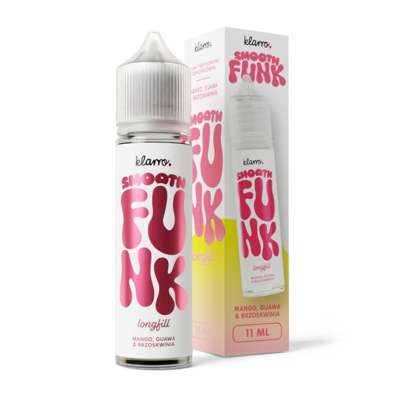Longfill Klarro Smooth Funk 11/60ml - Mangue Goyave & Pêche | EliqVapoteur