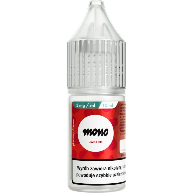 E-liquid MONO Nicotine - Apple - 3mg | EliqVapoteur