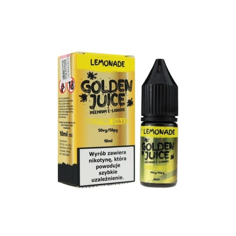 Golden Juice E-liquid 10ml - Lemonade 6mg | EliqVapoteur