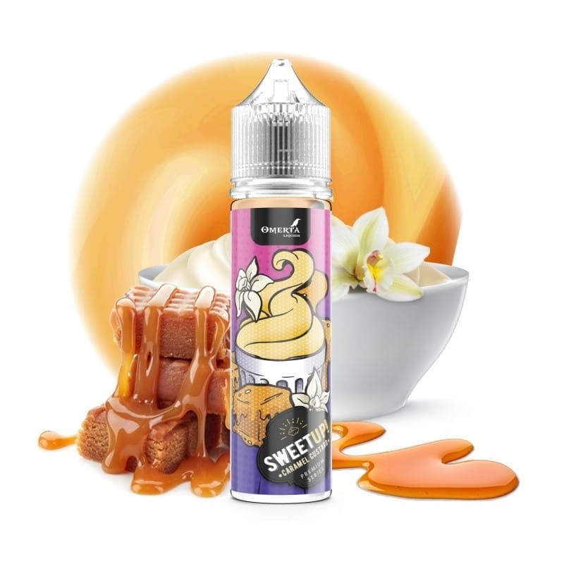 Longfill Omerta - Sweetup Caramel Custard 20/60ml | EliqVapoteur