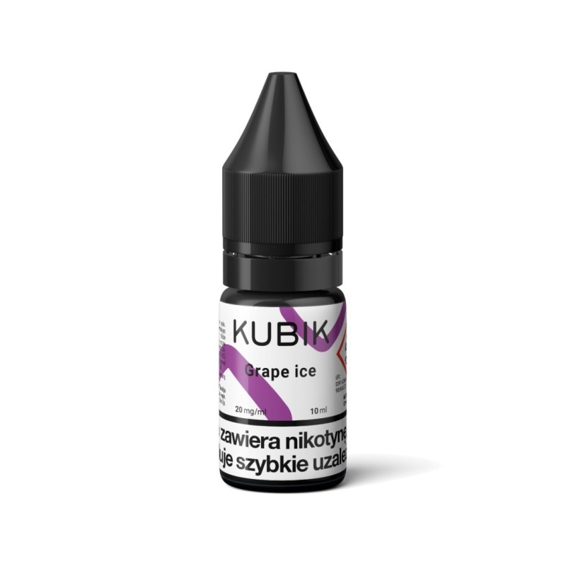 Liquid Kubik Salt 10ml - Grape Ice 20mg | Eliq Vapoteur