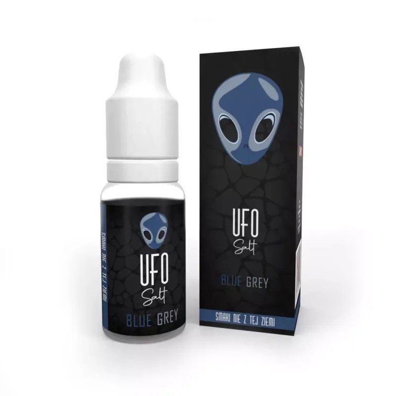 Liquid Salt UFO 10ml - Blue Grey 20mg | Eliq Vapoteur