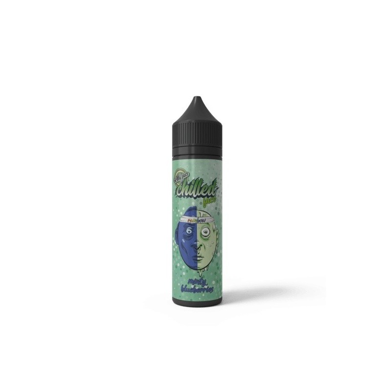 Longfill Chilled Face Rainbow 10/60ml - Minty Blueberry | Eliq Vapoteur