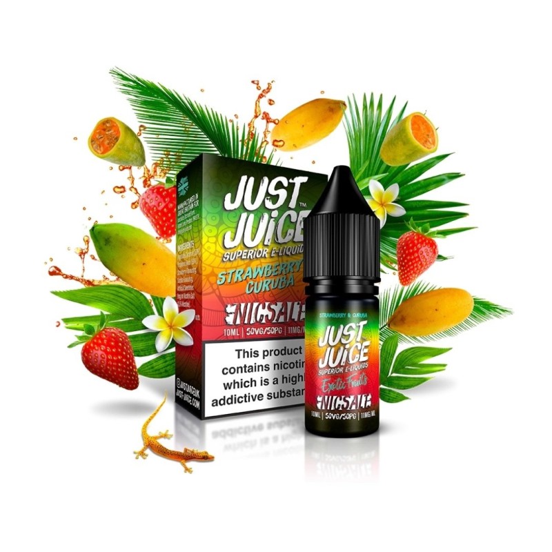 E-liquide Just Juice Salt 10ml - Fraise Curuba 20mg | EliqVapoteur