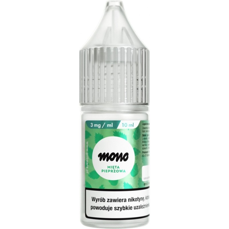 Liquid MONO nicotine - Mięta Pieprzowa 3mg | Eliq Vapoteur