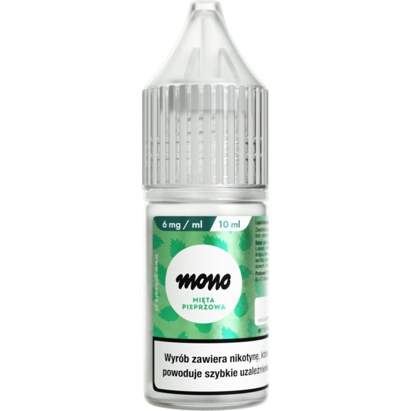 Mono Nicotine E-liquid - Peppermint 12mg | EliqVapoteur