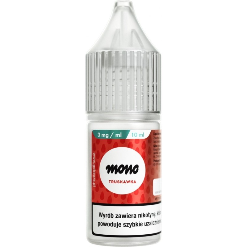 Liquid MONO nicotine - Truskawka 3mg | Eliq Vapoteur