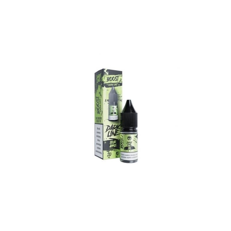 Dark Line Boost Salt 10ML - Sour Apple 20MG | EliqVapoteur